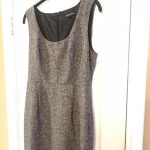 Express Gray Sleeveless Dress